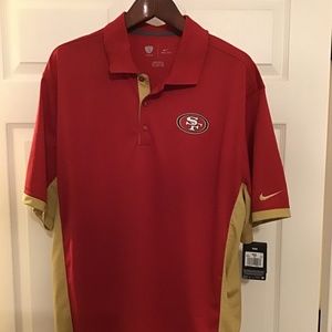 SF 49ers Nike Dry Fit shirt Size XXL New
